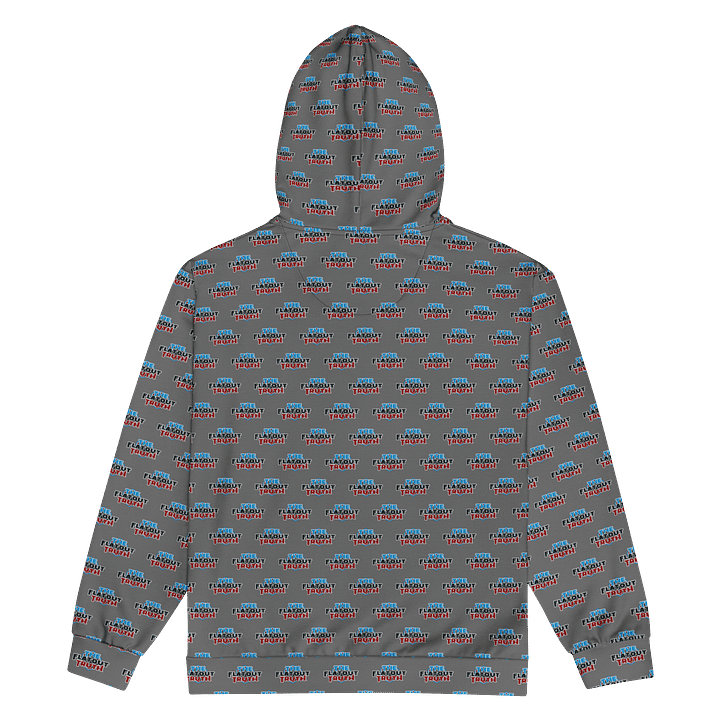 TFOT All-Over Blue Hex Gray Zip Jacket product image (2)