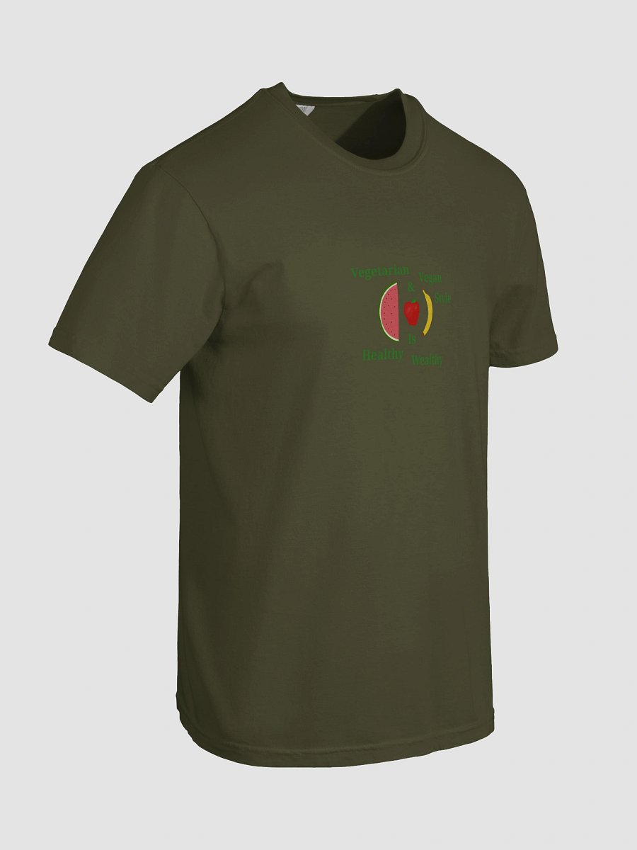 Healthy Wealthy Vegetarian T-Shirt product image (8)