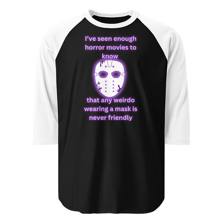 Horror Mask Madness Raglan Tee product image (1)