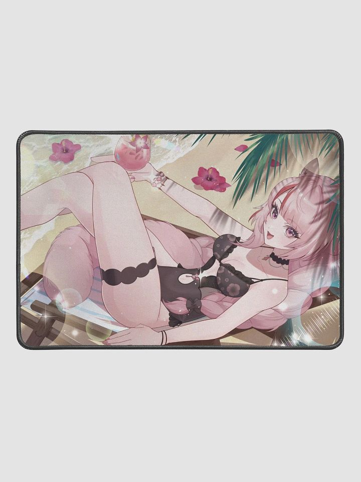 [MADE TO ORDER] Mikki Sippin' On The Beach Deskmat 💺 product image (1)