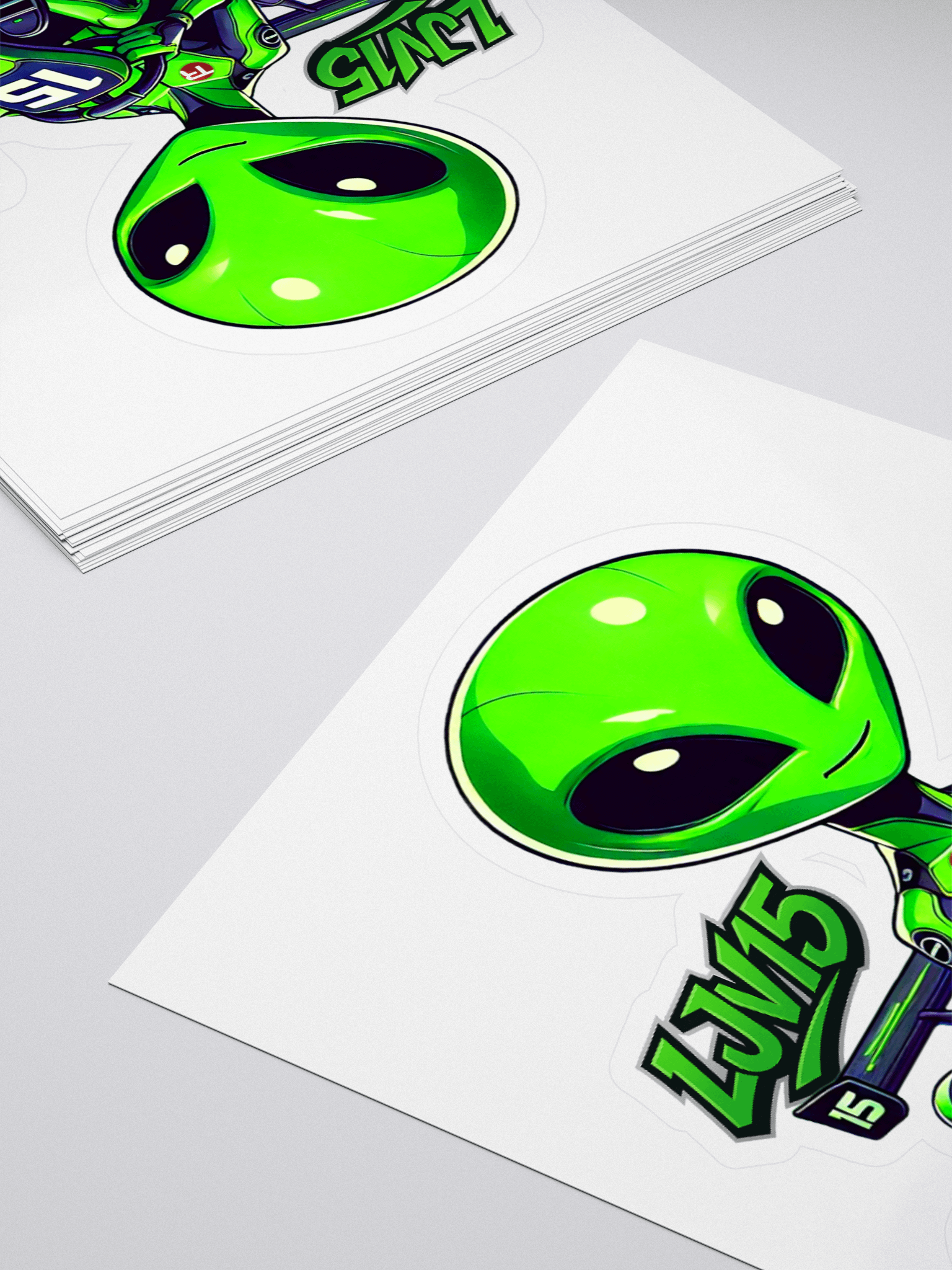 Bob the Alien – LJv15 Sticker product image (4)