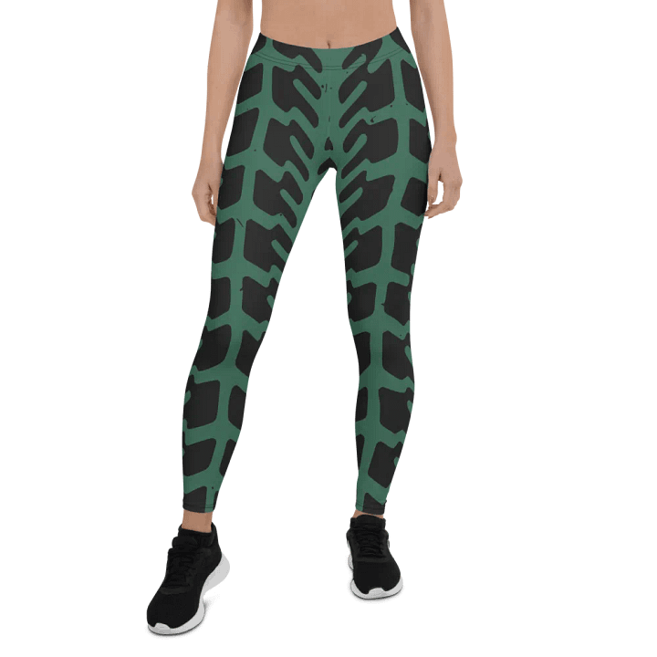 Green Tracks All-Over Leggings product image (1)