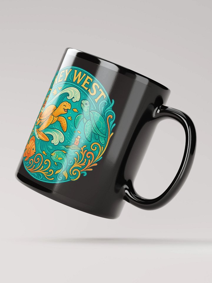 Key West Tropical Mug with Turtles, Fish, and Lighthouse product image (2)