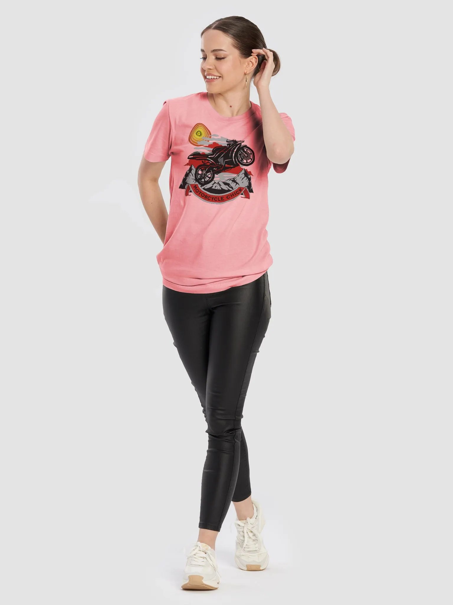 Motorcycle Chick Premium T-shirt product image (10)