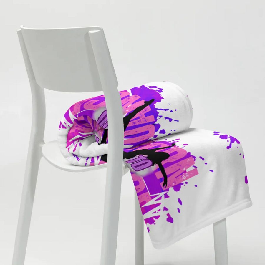 Born to Dance Her Silhouette Throw Blanket product image (20)