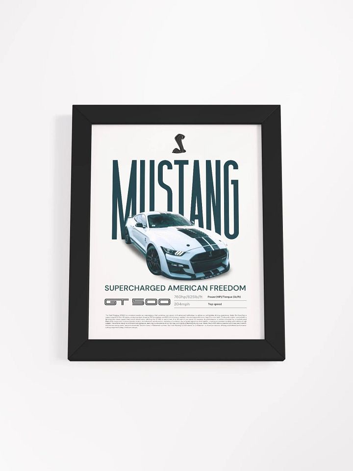 FORD MUSTANG GT500 #2 FRAMED POSTER product image (1)