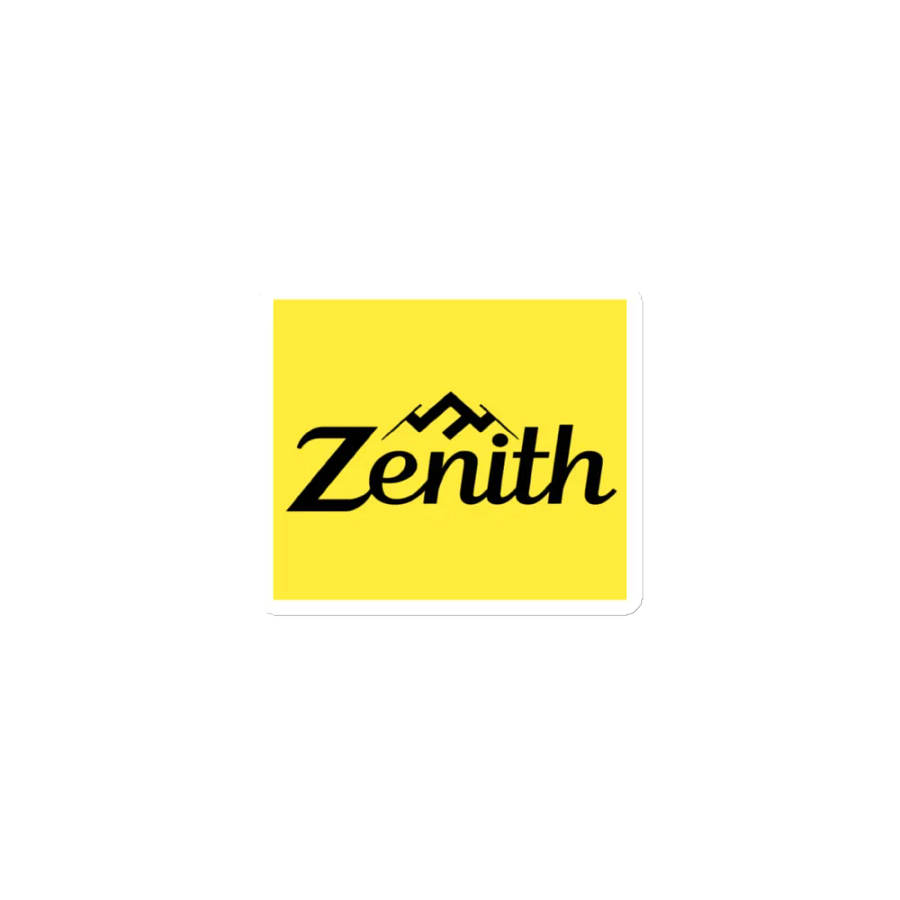 Exclusive Zenith Yellow Die-Cut Fridge Magnet - Custom Design, 3 Sizes Available product image (3)