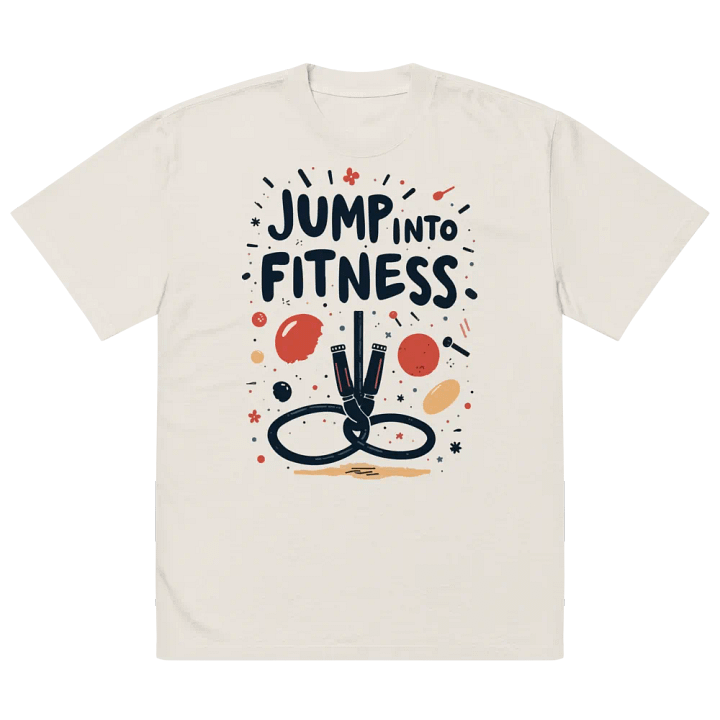 Jump into Fitness Oversized T-Shirt product image (2)