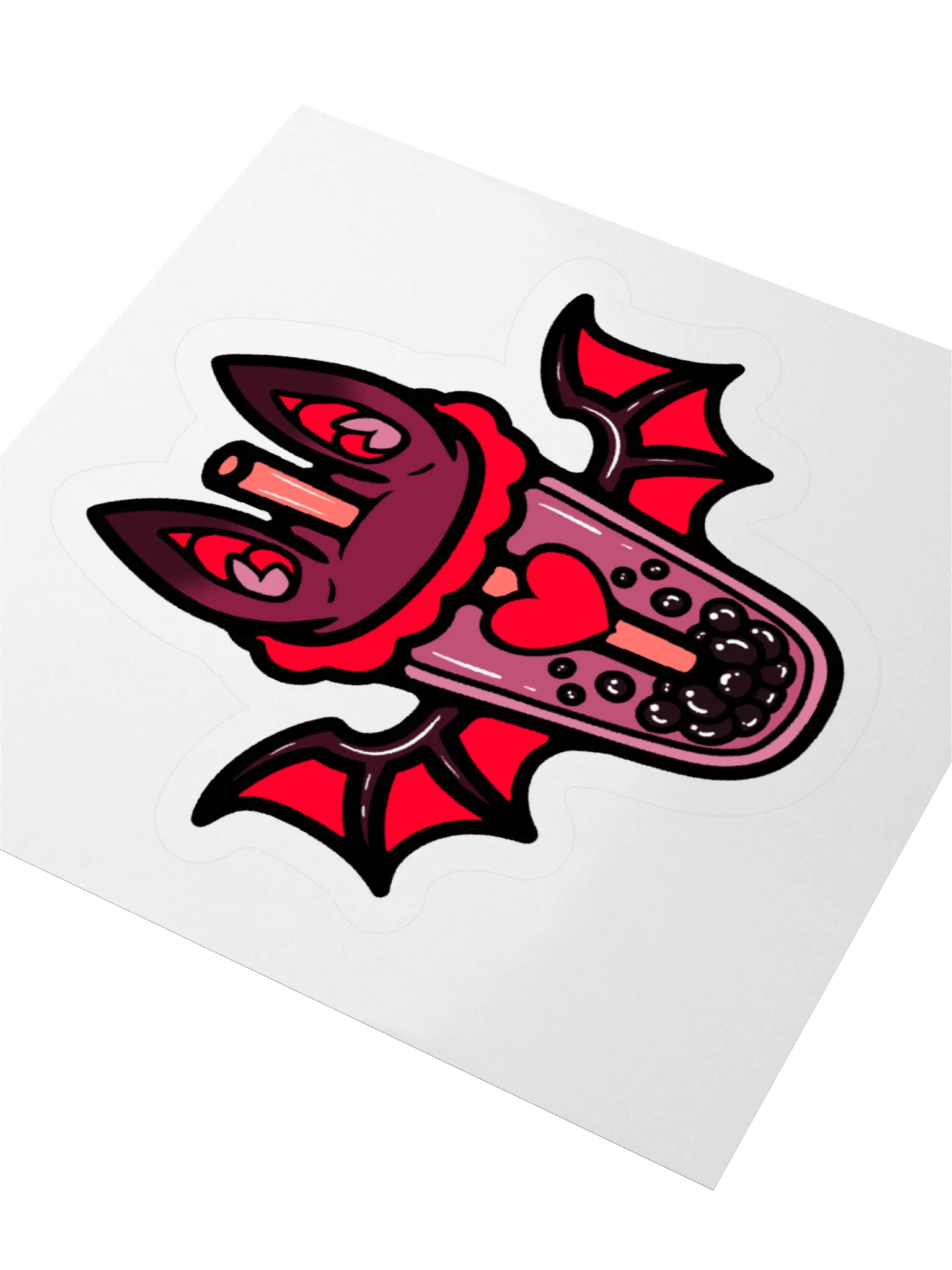 MatchaEXE Red Bobat Sticker product image (7)