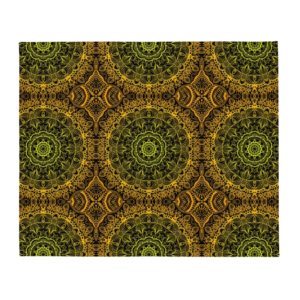 Kaleidoscope Mandala Throw Blanket product image (2)