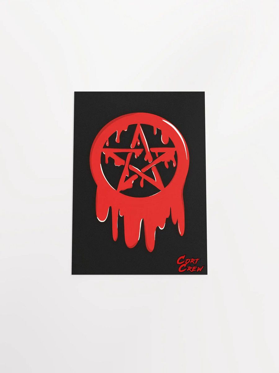 Drippy Pentagram Matte Poster product image (16)