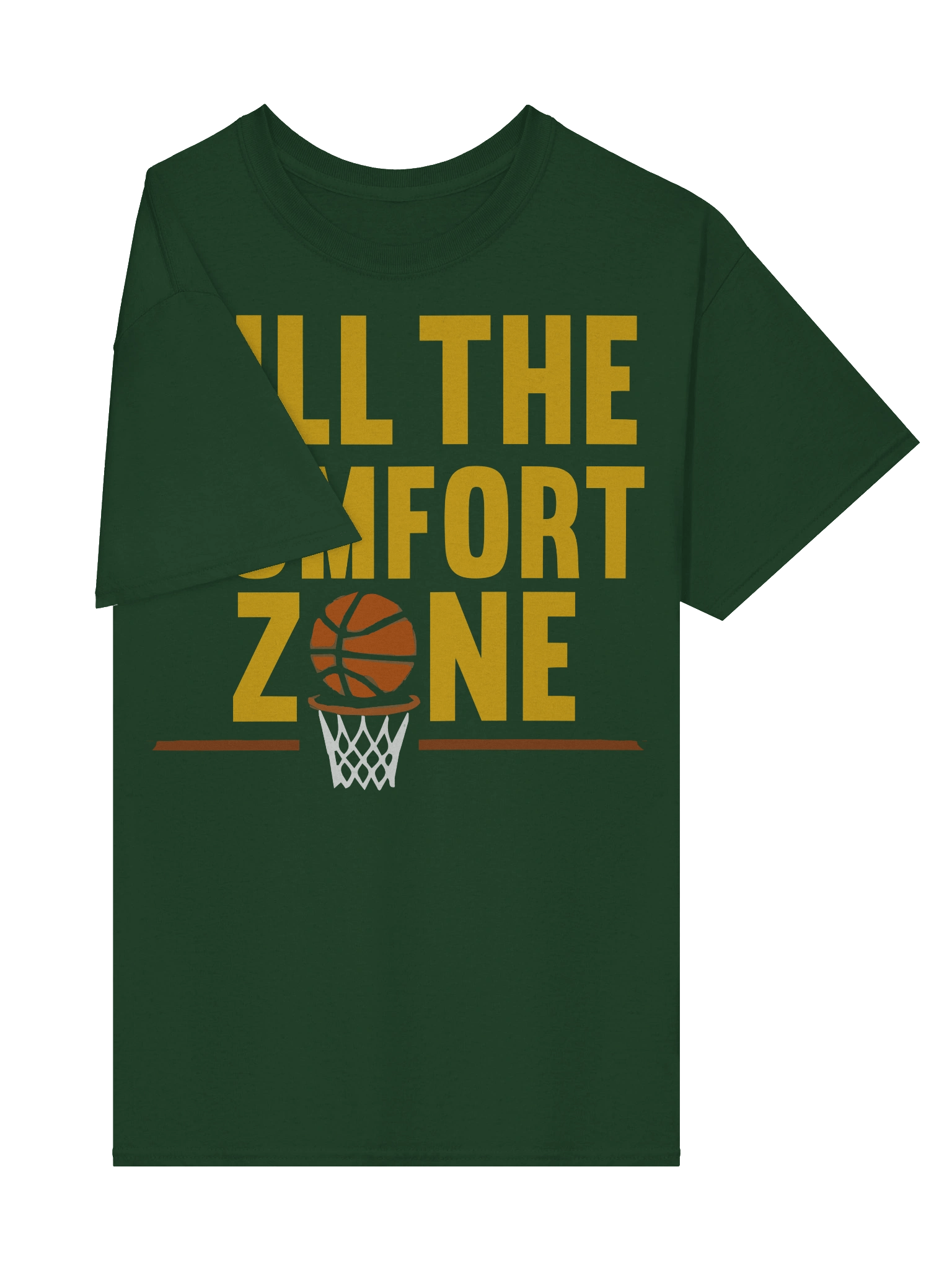 “Kill the Comfort Zone" – Basketball Motivation T-Shirt product image (4)