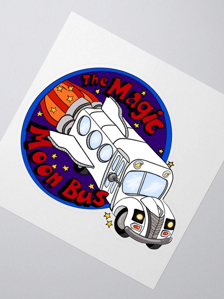 Magic Moon Bus Sticker product image (4)