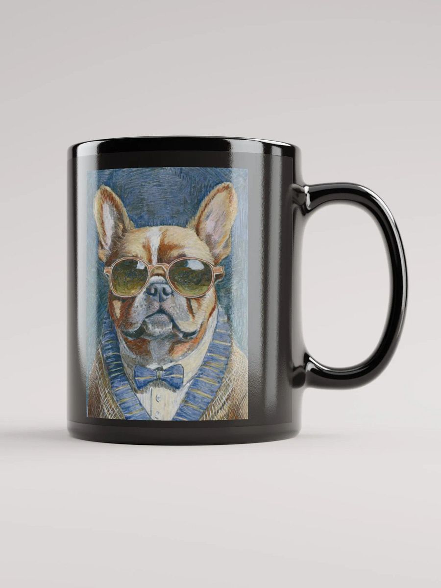 French Bulldog Sunglasses Painting - dogPXL Artistic series Shades Black Mug product image (1)
