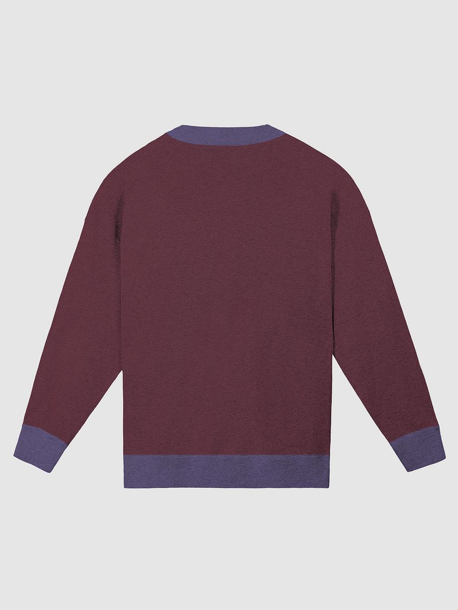 BUSY-BRAINED (white + grape design) knitwear crewneck product image (10)