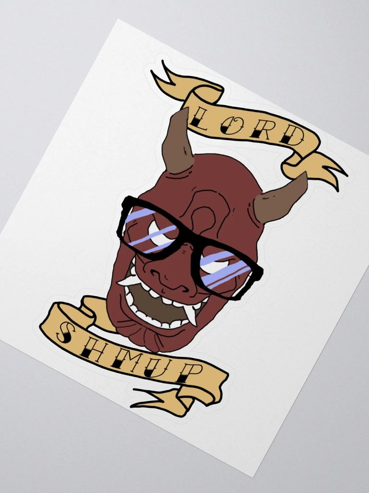 Lord Shmup Sticker! product image (2)