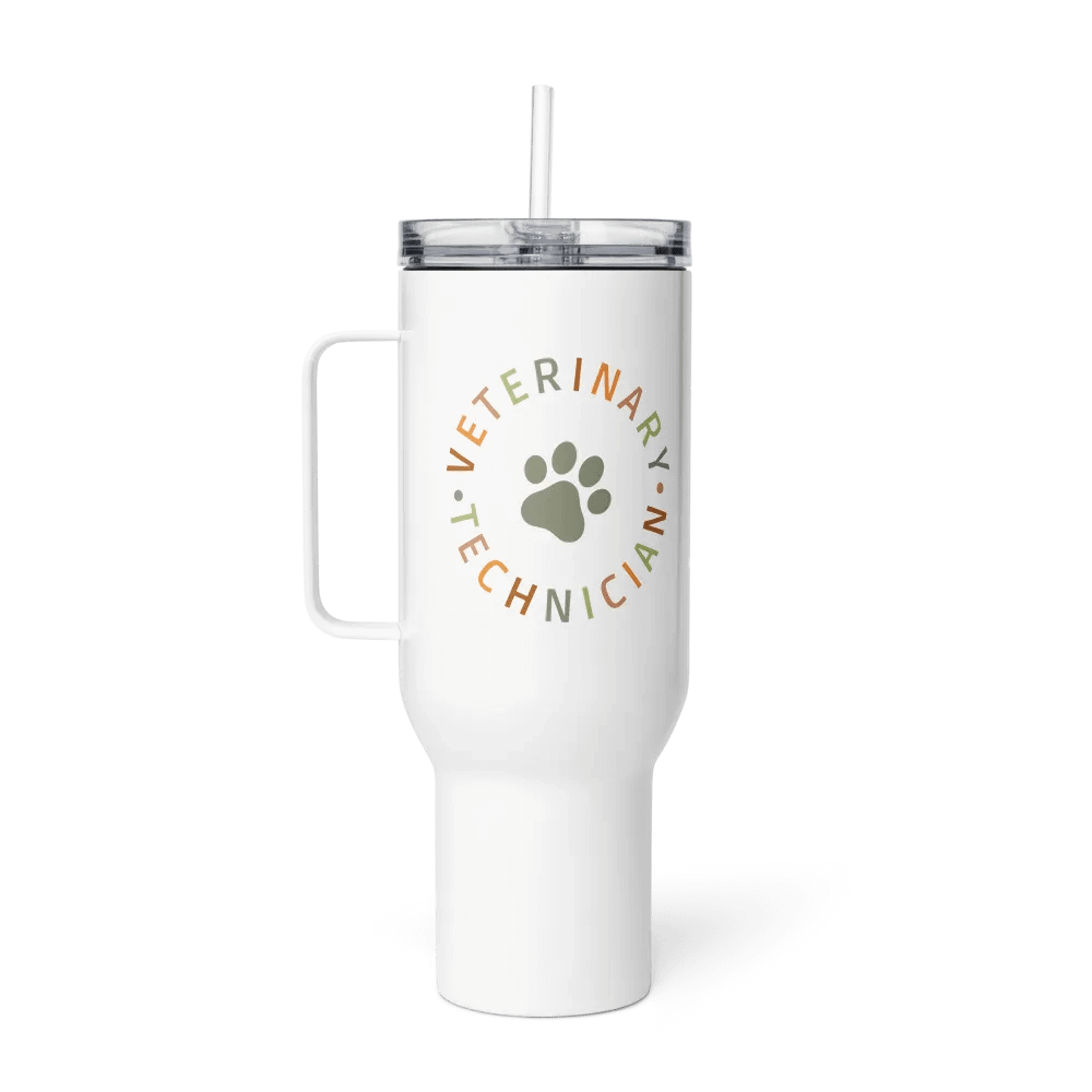 "Veterinarian technician" Travel Mug with a Handle product image (20)
