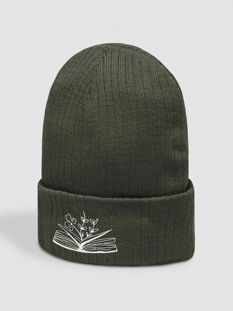 white logo beanie product image (2)