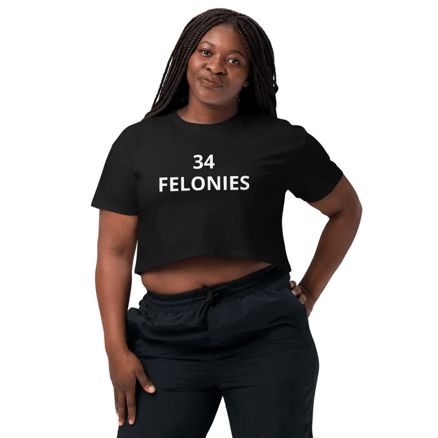 PRIS- 34 FELONIES-AS Colour Women's Premium Crop Top product image (1)
