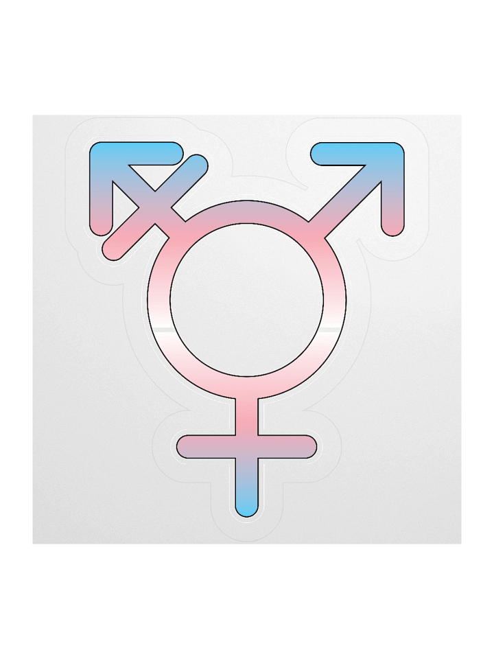 Trans Transgender Symbol Sticker product image (1)