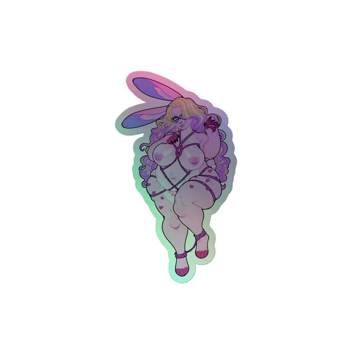 Bun Shibari Holo Sticker (Front) product image (2)