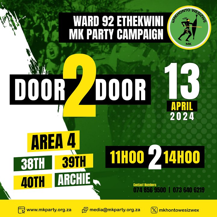 Umkhonto Wesizwe Poster Design Template PSD File product image (2)