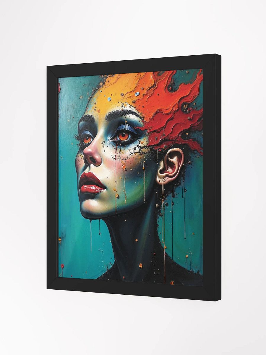 Flame-haired Muse Framed Print product image (15)