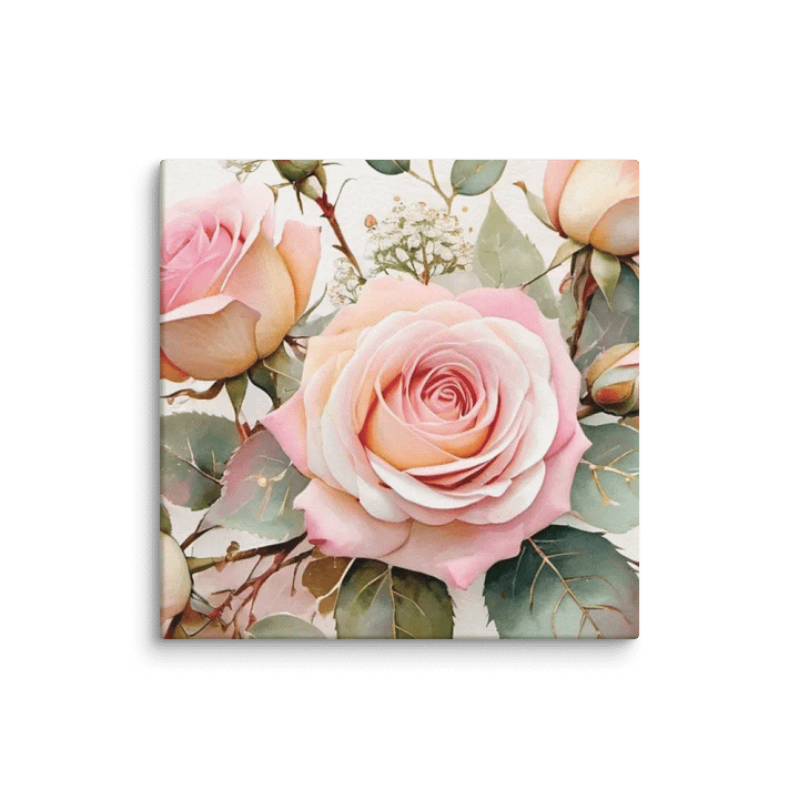 Golden Blush Bouquet Canvas product image (1)
