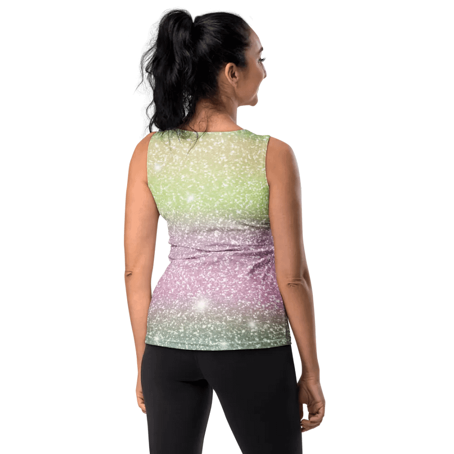 Glitter Unicorn Texture Design Tank Top (12) product image (9)