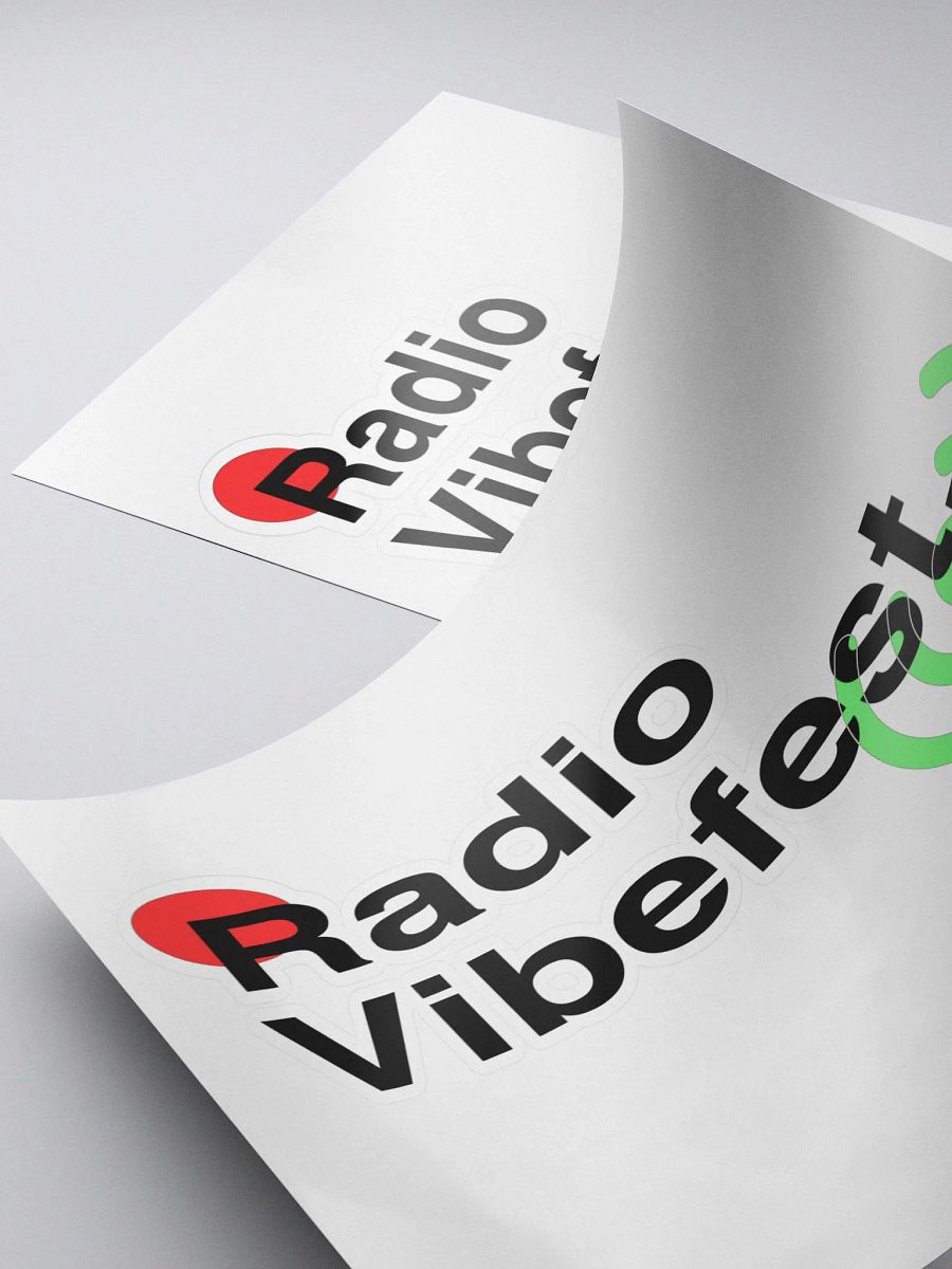 Radio Vibefest. Sticker product image (4)