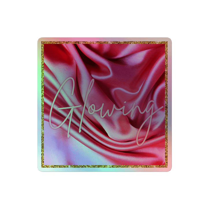 ✨ Glowlita Holographic Sticker – Sparkle Your World ✨ product image (2)