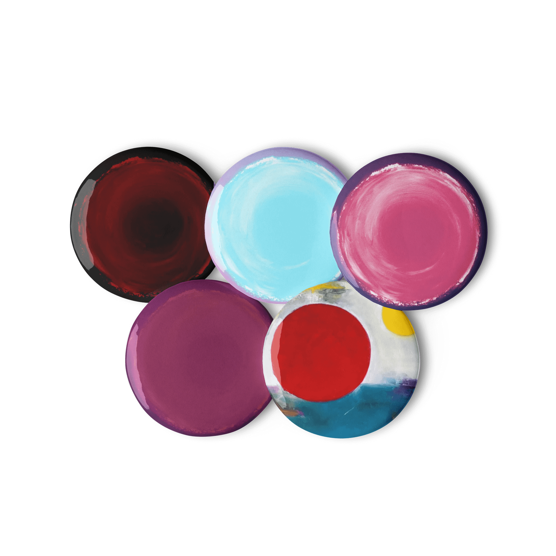 Dynamic Circles Pin Button Set product image (2)