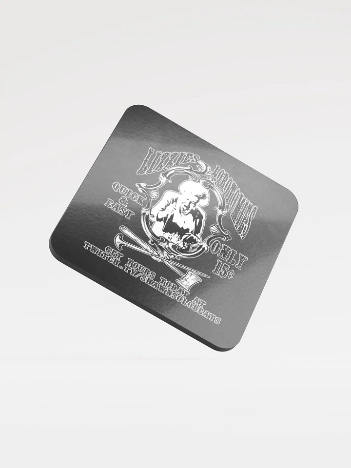 Lizzie's Lobotomies Glossy Coaster product image (1)