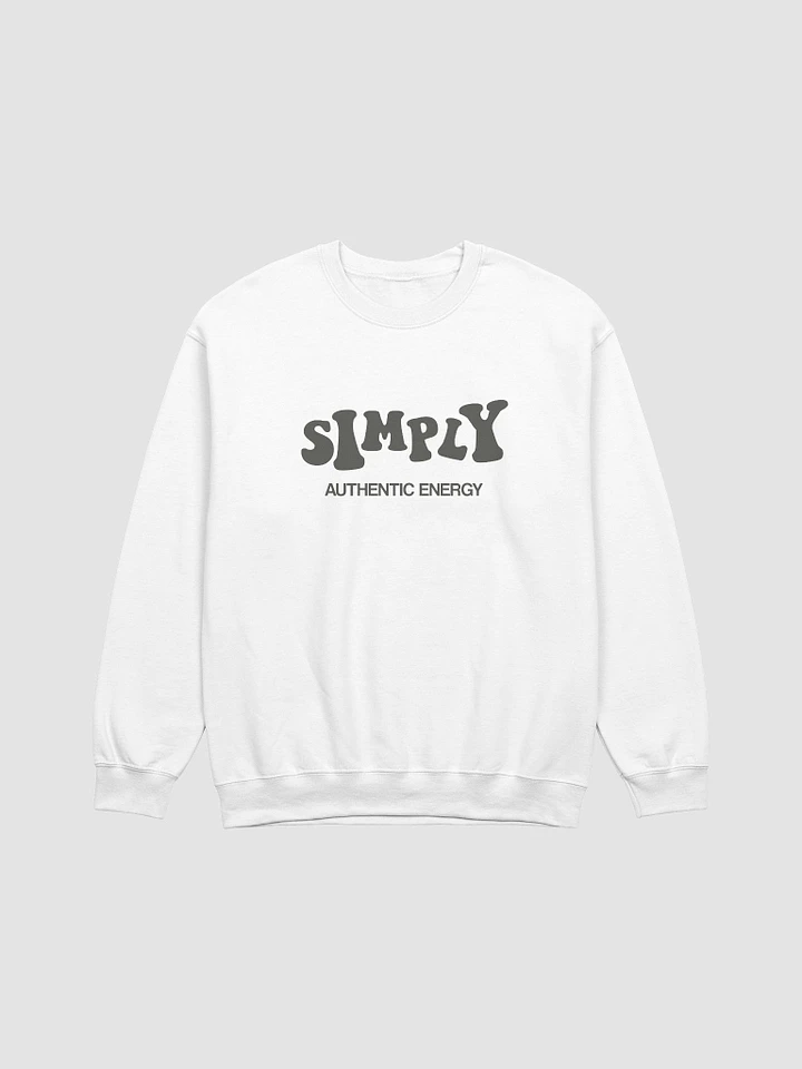 simply white sweatshirt product image (1)