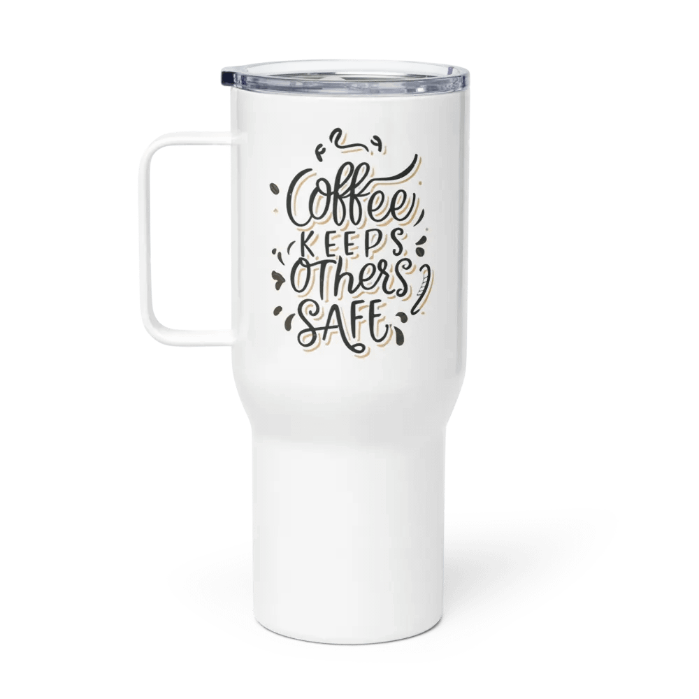 Coffee Keeps Others Safe Travel Mug product image (1)