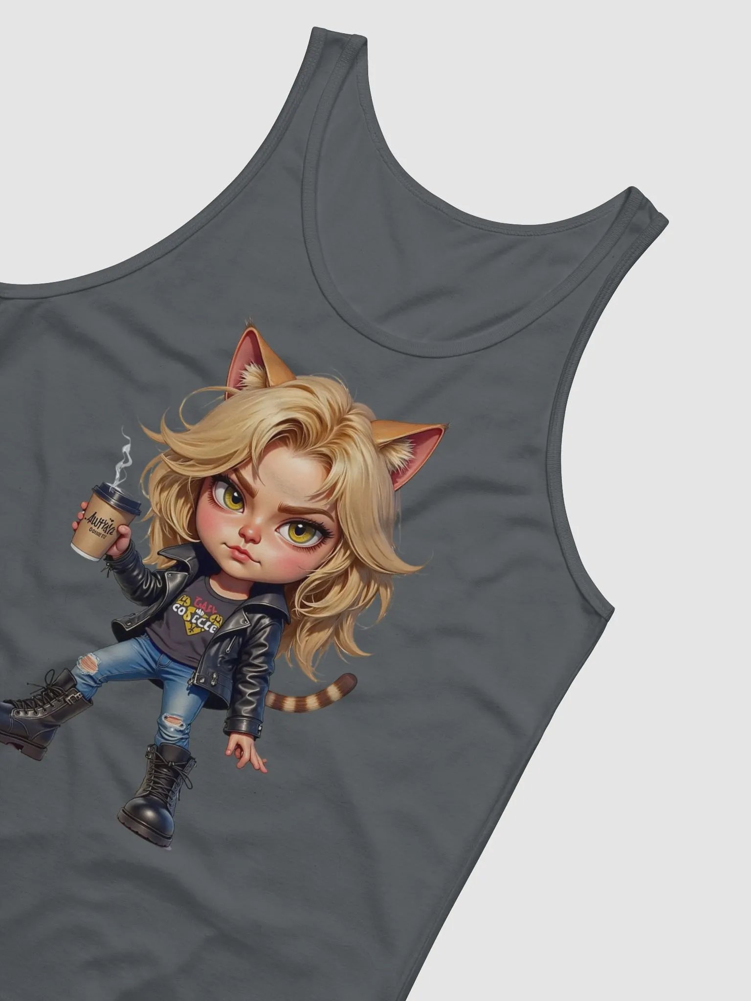 Fierce Feline Coffee Lover Tank product image (35)