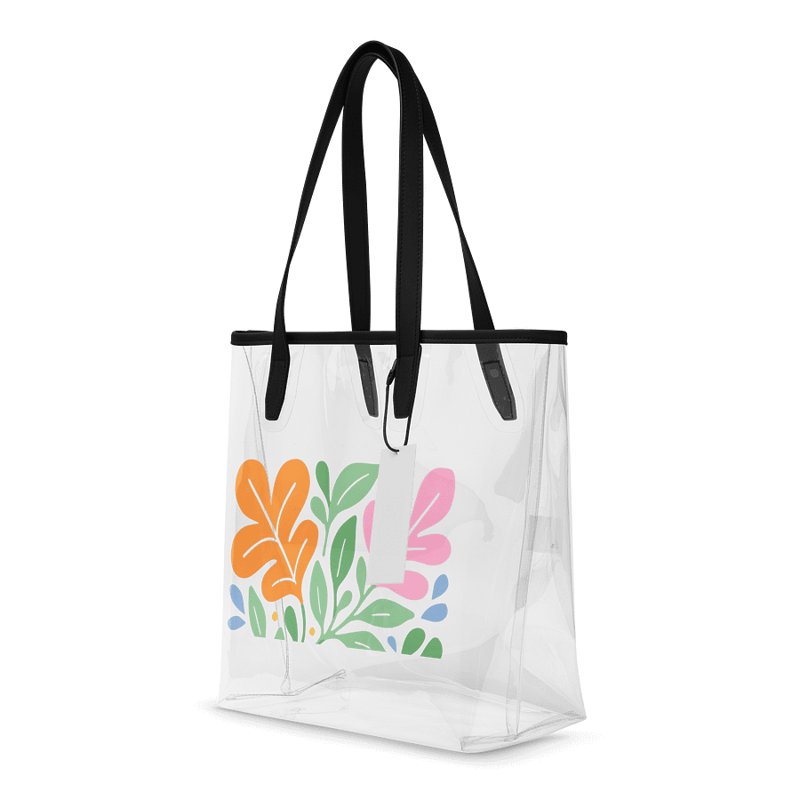 Blossom Burst Clear Tote product image (4)