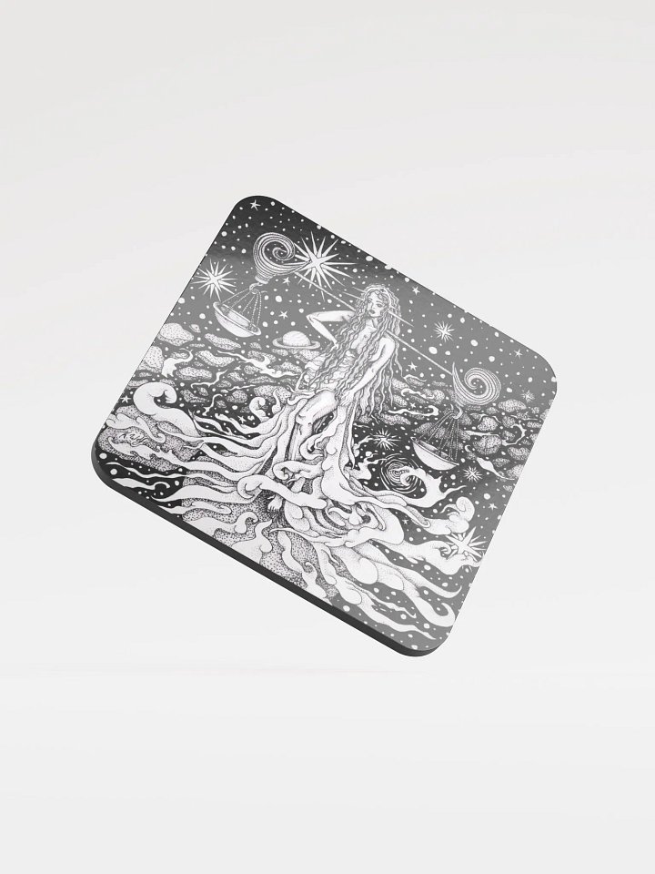 Libra Zodiac coaster product image (1)