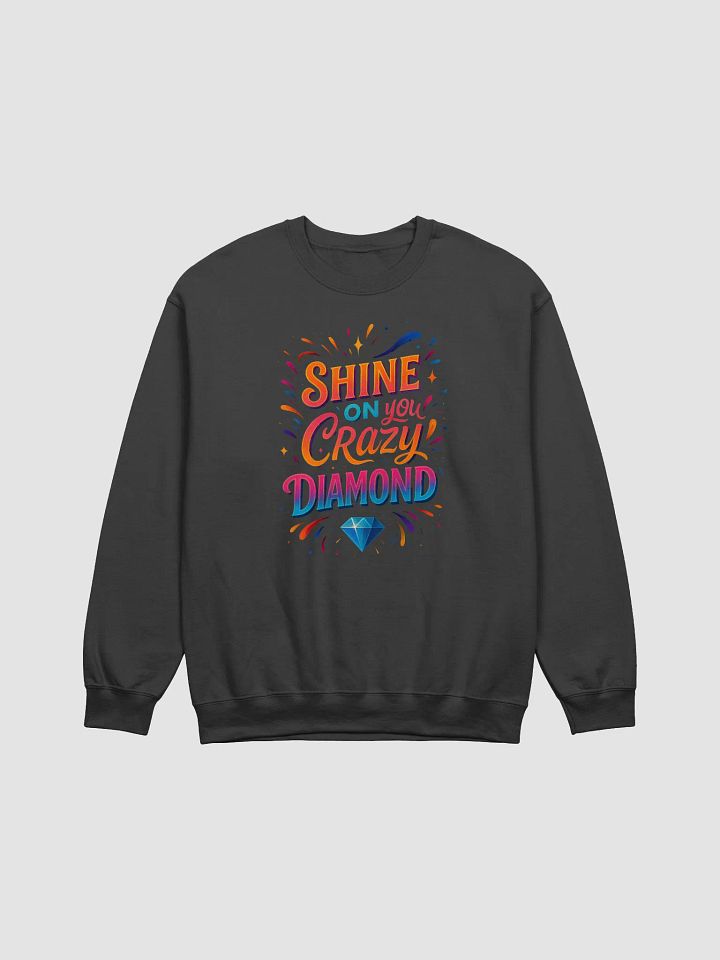 Shine On You Crazy Diamond Sweatshirt – Colorful Uplifting Style product image (2)