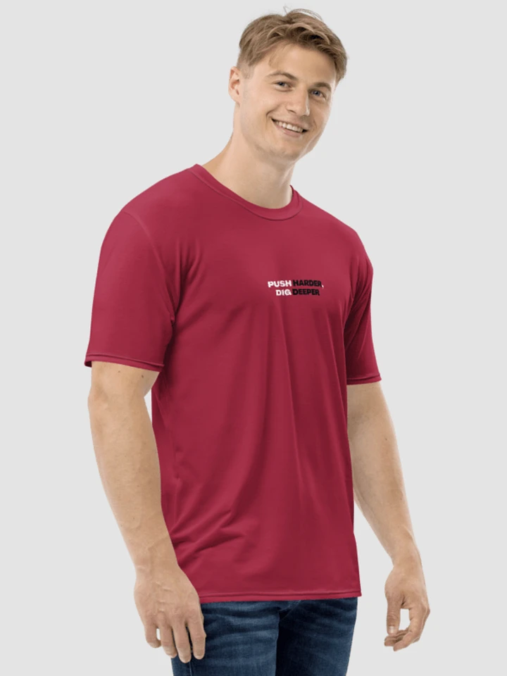 Push Harder, Dig Deeper T-Shirt - Cherry Red product image (1)