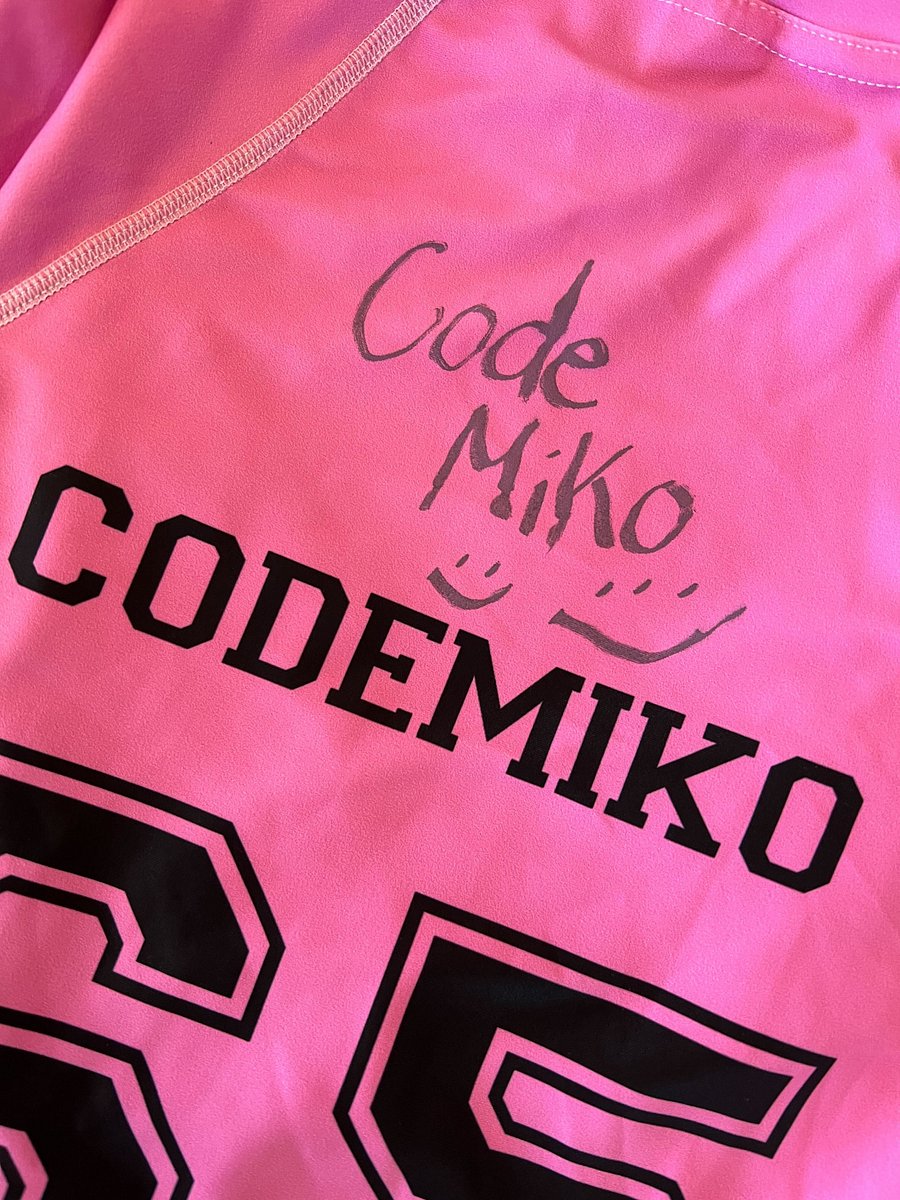CodeMiko Autographed Rash Guard product image (2)
