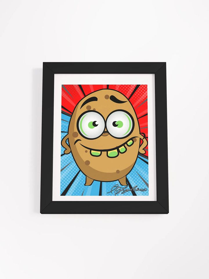 Charming Spud: Framed Cartoon Poster product image (1)