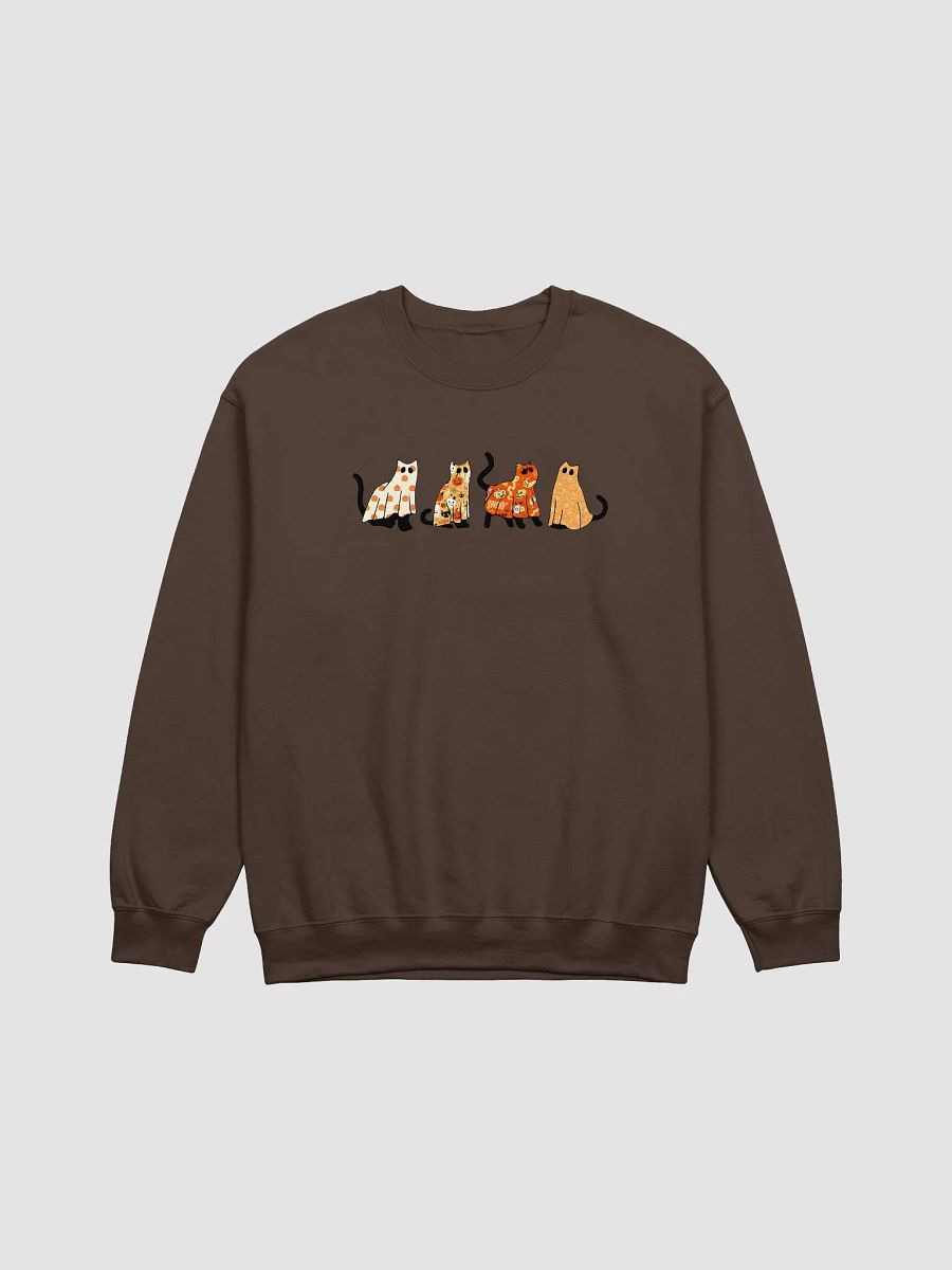 Halloween Sweatshirt, Cat Ghost Sweater product image (7)