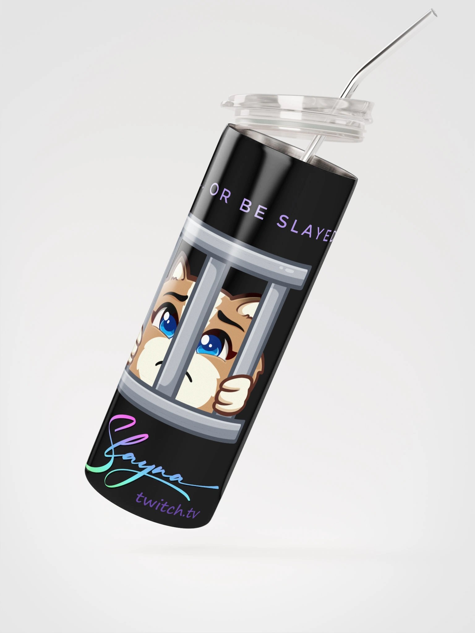 SLAYNA "Halp" Stainless Steel Tumbler product image (3)