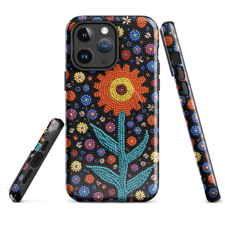 Floral Fusion Faux-Beaded iPhone® Tough Case product image (4)