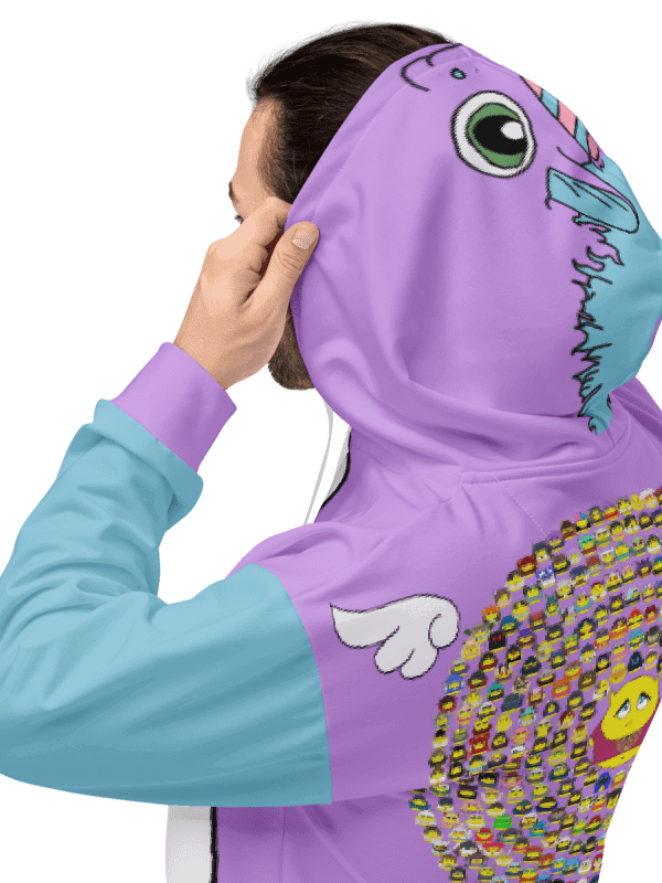 Pocky's Comfy Cozy Chaos cued Pullover Hoodie product image (6)