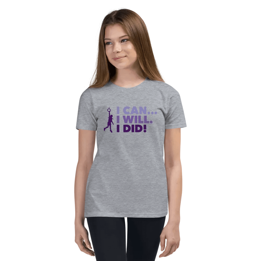 I Can... I Will. I Did! Purple Kids Tee product image (3)