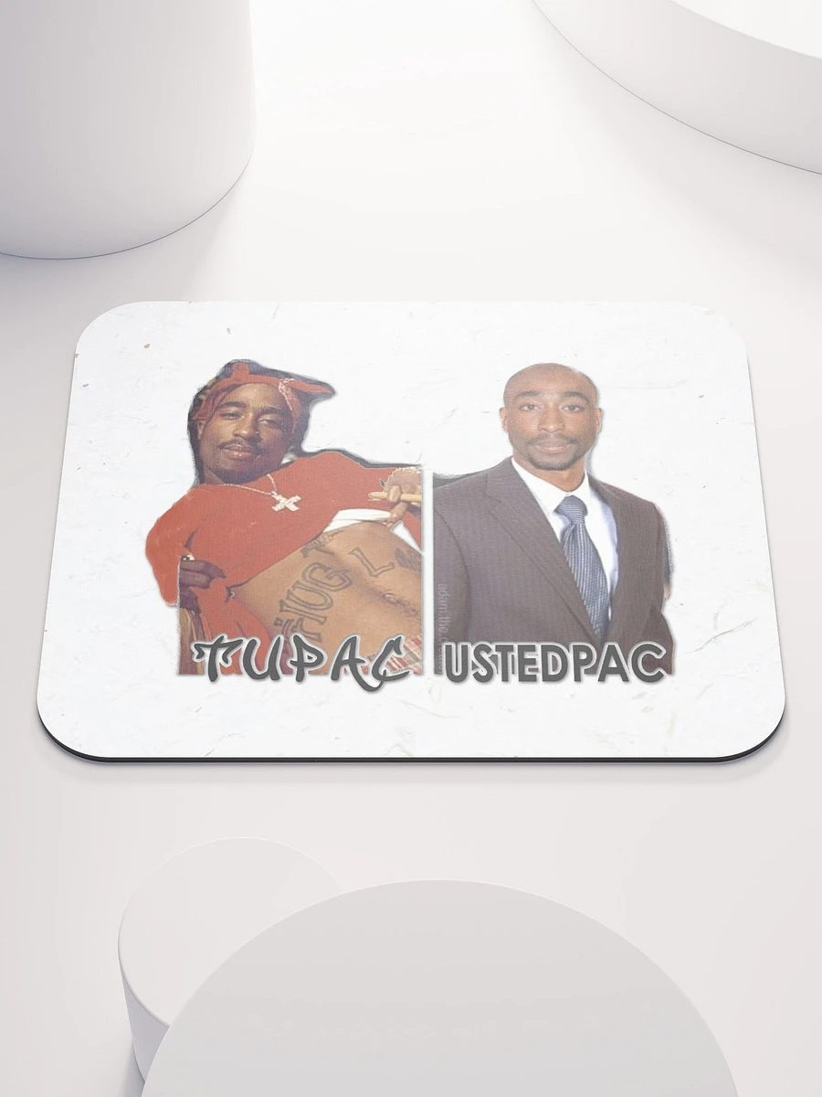 Tupac vs Ustedpac Mousepad product image (1)