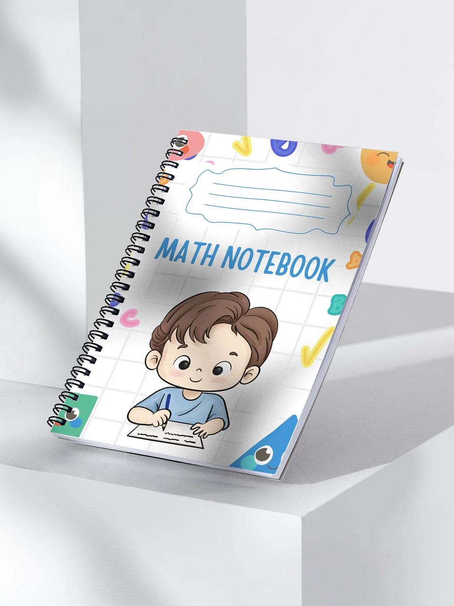 Colorful 3D Letter Grid Notebook product image (3)