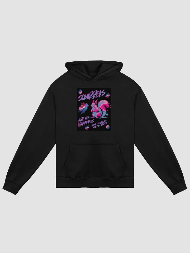 SQUIRRELS ARE MY HAPPINESS, Vibrant Squirrel Graffiti Oversized Hoodie product image (1)
